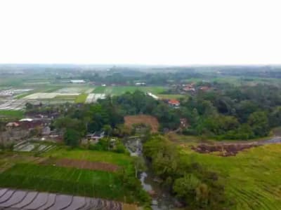 Tanah Kavling Villa View Sawah, Sungai &amp; Laut, Harga Ekonomis di Kelating, Kerambitan, Tabanan dekat Pantai - Thumbnail 10