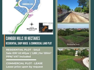 Harga Perdana  Tanah Kavling dan Ruko Proyek Canggu Hills - Thumbnail 2