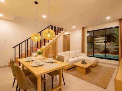 Freehold Brand New Villa Lantai I dengan Struktur bangunan lantai II Location : Canggu Tumbakbayuh, Bali - Thumbnail 5