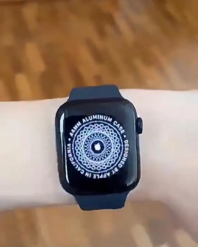 Smartwatch S11 Dengan logo apple saat on/off - Thumbnail 2