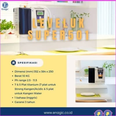 Mesin kangen water laveluk super501 second mulus free pompa 12plat - Thumbnail 4