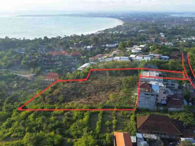 BARANG MURAH Dijual Tanah Full View Laut di Jalan Raya Utama Uluwatu Jimbaran Bali - Thumbnail 5