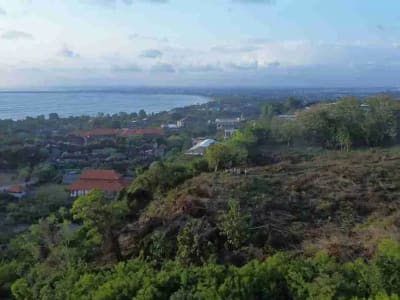 BARANG MURAH Dijual Tanah Full View Laut di Jalan Raya Utama Uluwatu Jimbaran Bali - Thumbnail 4