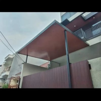 Kanopi baja ringan atap alderon single plus plafon pvc - Thumbnail 7
