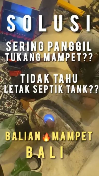 TUKANG AHLI MAMPET, DETEKSI PIPA BOCOR &amp; KURAS LIMBAH SEDOT WC BADUNG - Thumbnail 5
