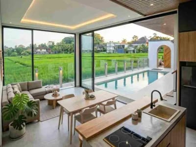 Villa Mewat Mepet Sawah, View Sawah Hijau, Lokasi Strategis Akses Langsung Jalan Utama @Pering, Blahbatuh, Gianyar dekat Denpasar &amp; Sanur - Thumbnail 3