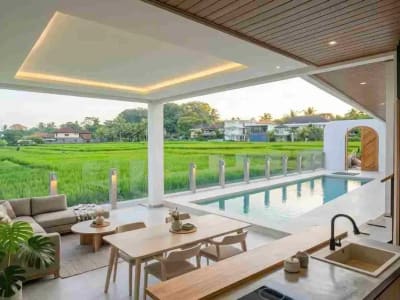Villa Mewat Mepet Sawah, View Sawah Hijau, Lokasi Strategis Akses Langsung Jalan Utama @Pering, Blahbatuh, Gianyar dekat Denpasar &amp; Sanur - Thumbnail 5