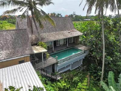 JUAL VILLA TEPI SAWAH GIANYAR - Thumbnail 4