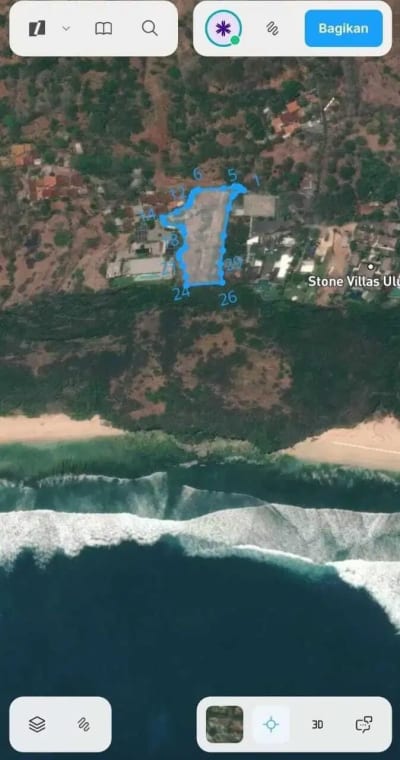 Tanah Cliff Front Nyang Nyang Uluwatu View Laut - Thumbnail 7