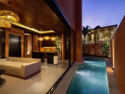 Vila Estetik One Gate System di Batu Bolong, Central Canggu - Thumbnail 1