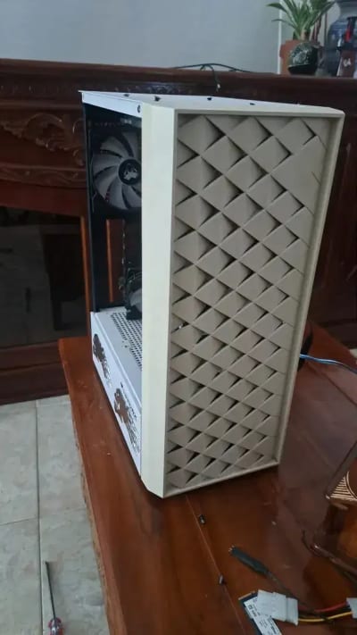 Casing pc  apa adanya  bonus 4 kipas rgb + 1 argb termurah di bali - Thumbnail 2