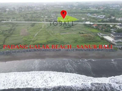 DISEWAKAN TANAH PREMIUM OCEAN VIEW DI PADANG GALAK BEACH - SANUR BALI - Thumbnail 3