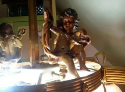 Jual Lampu Gantung Langka Antik,Kondisi Mulus,KUNINGAN,Kaca Tebal - Thumbnail 7