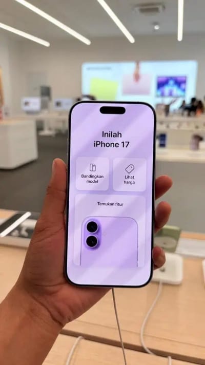 Iphone17 BASIC 256GB LAVENDER bergaransi resmi - Thumbnail 3