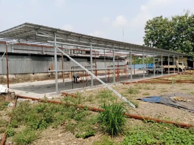 Kanopi baja ringan, Canopy besi hollo, Rangka baja ringan, plafon PVC - Thumbnail 7