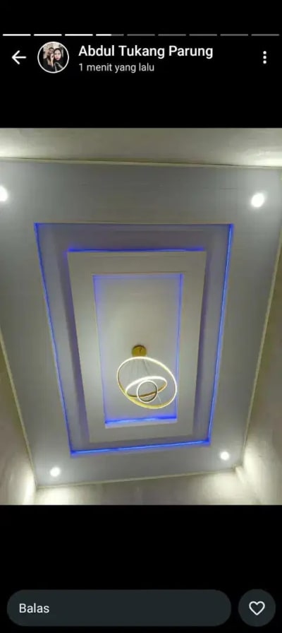 Plafon Pvc glosy terkini modern murah - Thumbnail 4