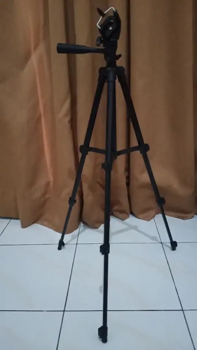 Tripod/Tongsis Portable handphone+Holder&amp;Sarung Tinggi Max 85cm - Thumbnail 4