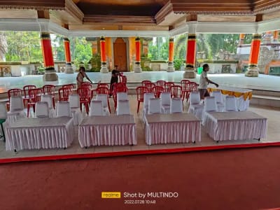 Sewa tenda / terop kursi meja kipas embun panggung alat makanan dll - Thumbnail 10