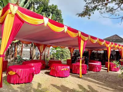 Sewa tenda/terop kursi meja kipas embun dan alat2 makanan - Thumbnail 9