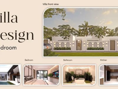Villa Bali dekat pantai private pool bisa KPR harga 1M tanah 1 are 1Bed Hingga 3Bed - Thumbnail 1