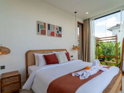 Dijual Vila Cantik Bangunan Baru di Canggu, One Gate System, Fully Furnished - Thumbnail 6