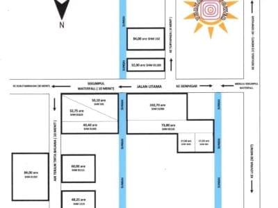 DIJUAL TANAH Pinggir jalan raya utama, kawasan wisata (rute Air Terjun Sekumpul-Pegayaman-Bedugul-Denpasar) - Thumbnail 1
