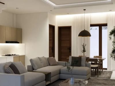 HUNIAN SEMI VILLA SANGAT BAGUS DAN NYAMAN VIEW SAWAH DI DENPASAR SELATAN - Thumbnail 9