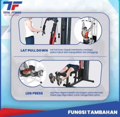 Home gym 1 sisi + Leg Press - Thumbnail 5