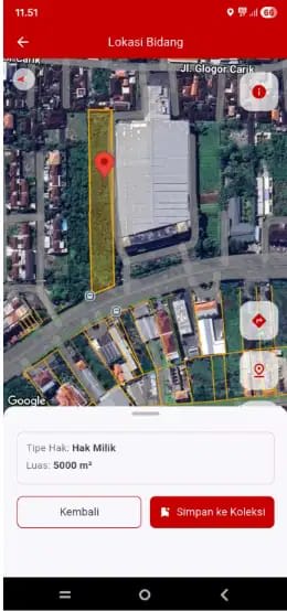 Tanah 50 Are di Jl Sunset Road Legian - Thumbnail 6