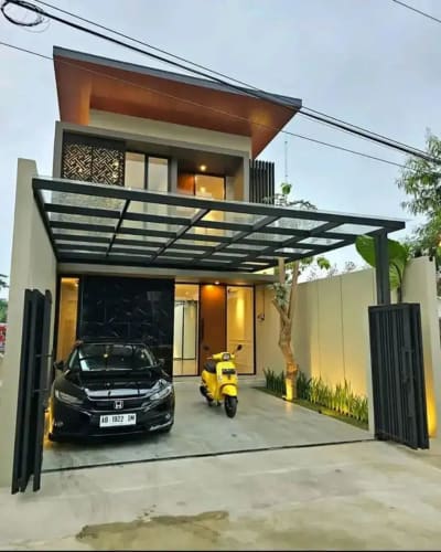 Kanopi Galvalum atap Spandek, Alderon dan Solartuff - Thumbnail 5