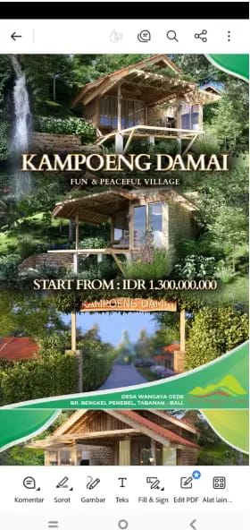 Villa Kampung Damai di Tabanan - Thumbnail 7