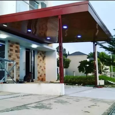 Kanopi Galvalum atap Spandek, Alderon dan Solartuff - Thumbnail 5