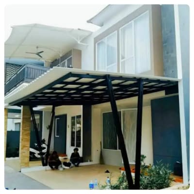 Kanopi Galvalum atap Spandek, Alderon dan Solartuff - Thumbnail 3
