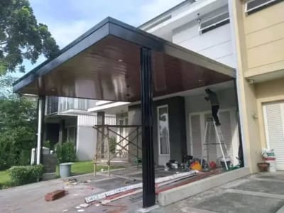Kanopi Galvalum atap Spandek, Alderon dan Solartuff - Thumbnail 2