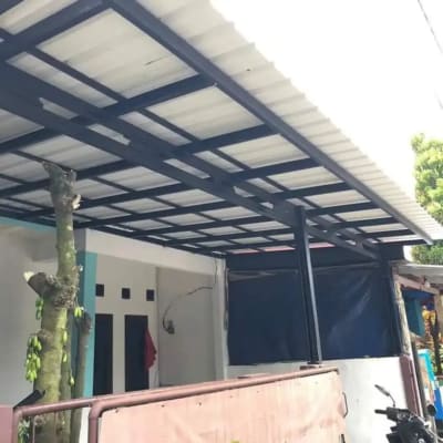 Kanopi Galvalum atap Spandek, Alderon dan Solartuff - Thumbnail 10