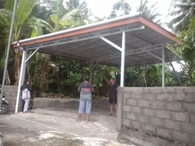 Kanopi baja ringan, kanopi alderon UPVC plafon PVC - Thumbnail 9