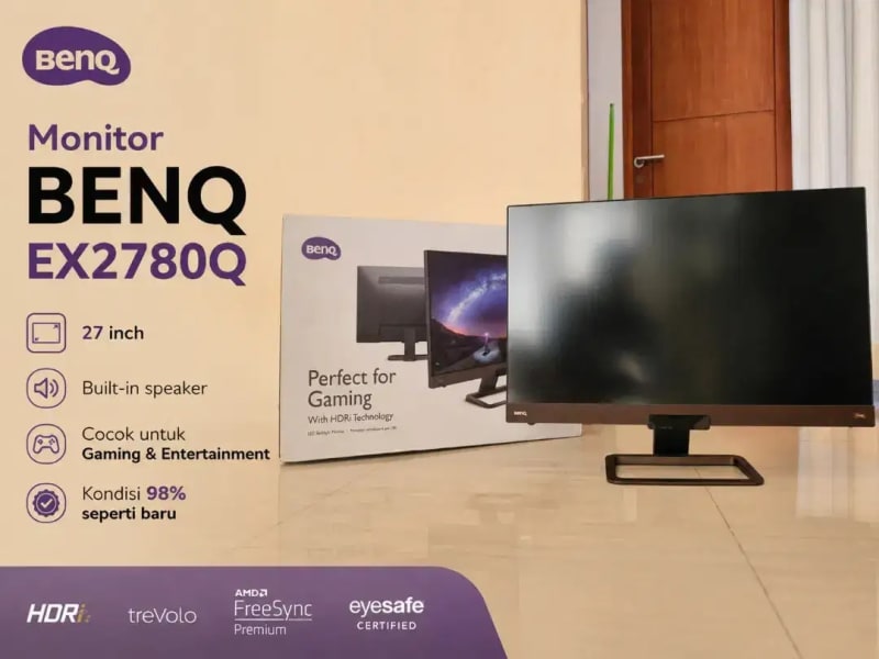Monitor BENQ EX2780Q 27 Inch - Electronics in Bali