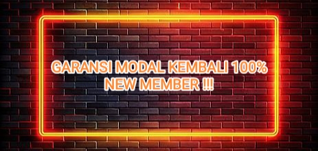 100% UANG KEMBALI NEW MEMBER
