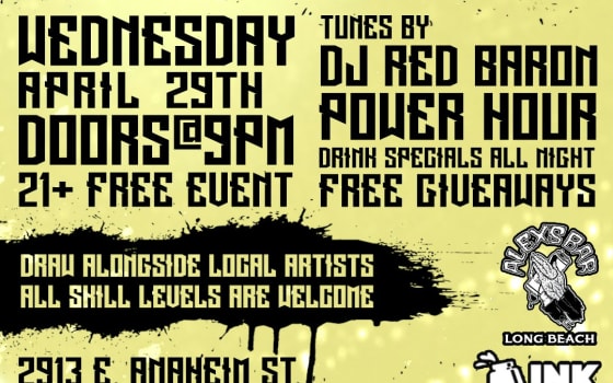 INK AND DRINK with DJ RED BARON