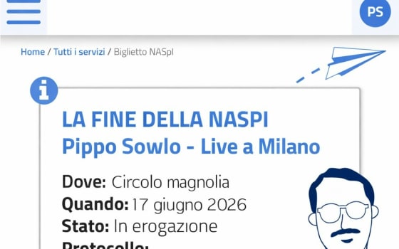 Pippo Sowlo Live | La Fine Della Naspi