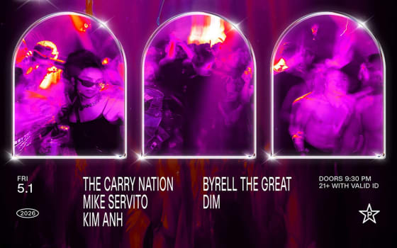 Paradiso: The Carry Nation, Mike Servito, Kim Anh 