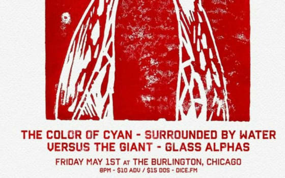 The Color Of Cyan // Surrounded By Water // Versus the Giant // Glass Alphas