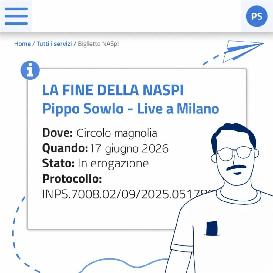 Pippo Sowlo Live | La Fine Della Naspi
