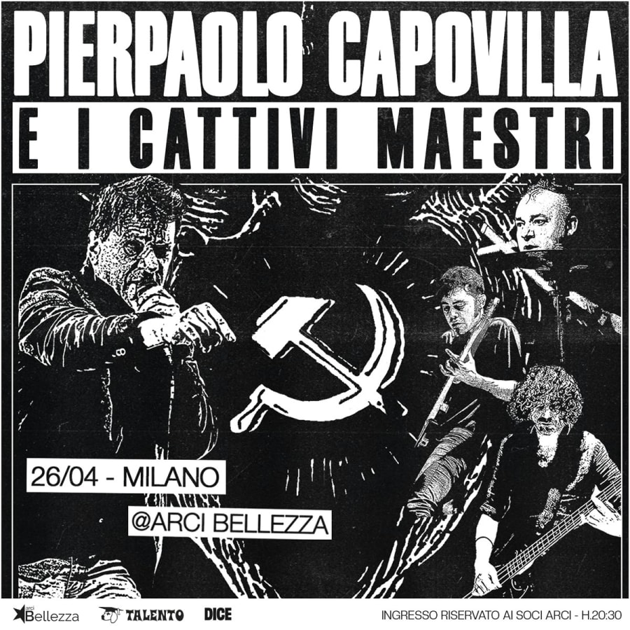 Pierpaolo Capovilla e i Cattivi Maestri
