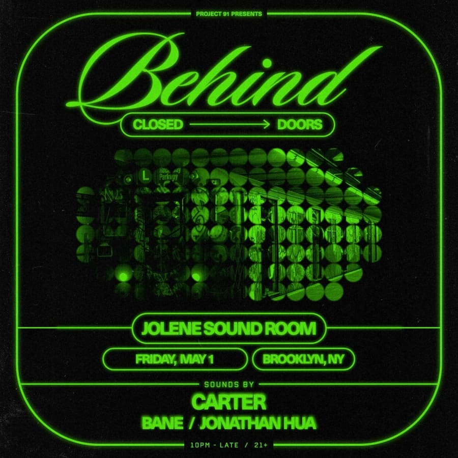 Behind Closed Doors at Jolene Sound Room ft. Carter