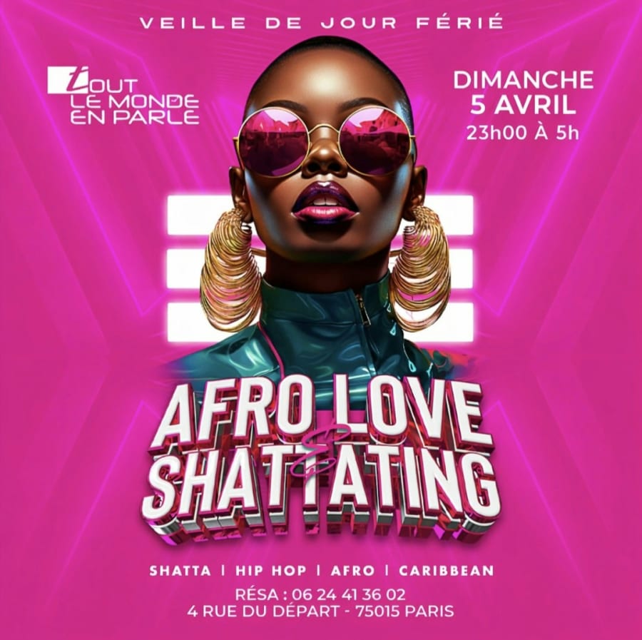 Club Afrolove ,Shattating (Veille de jours Férié )