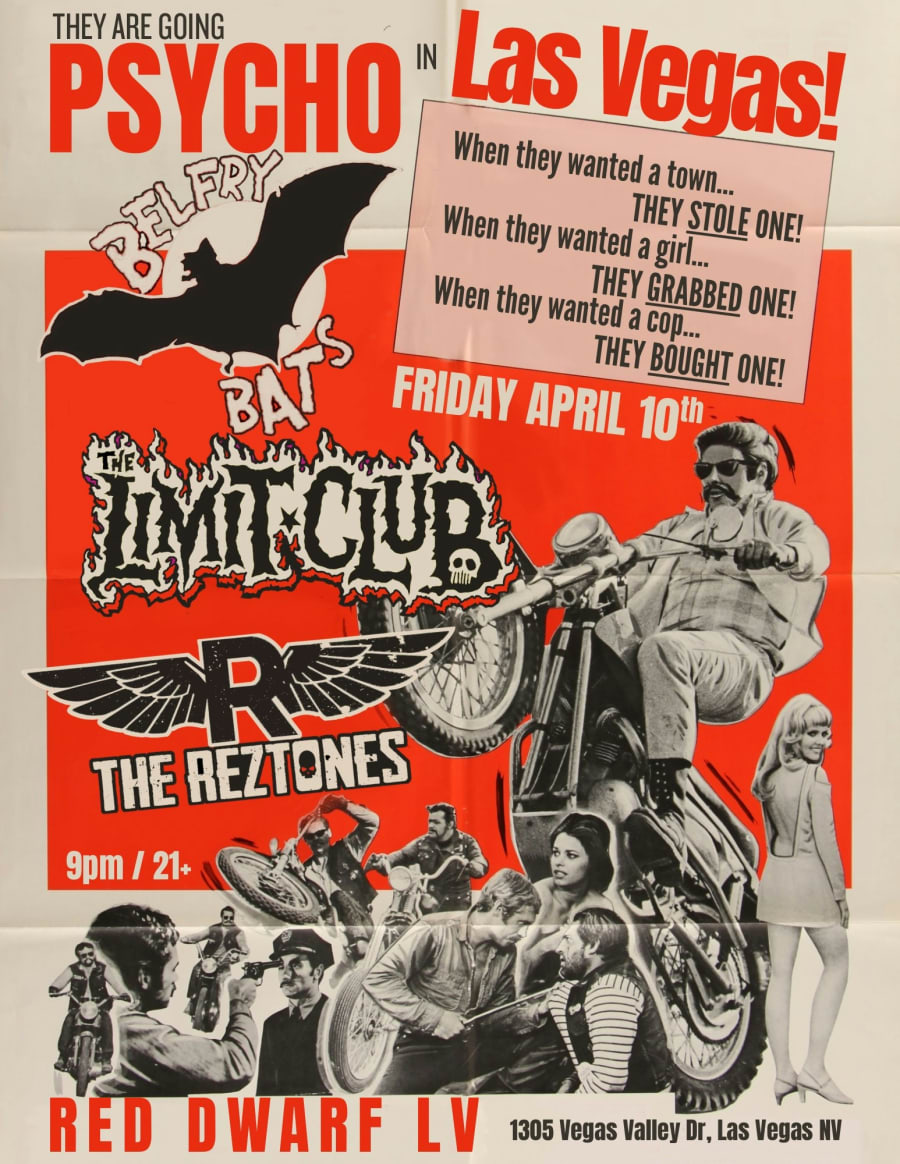 Belfry Bats The Limit Club The Reztones