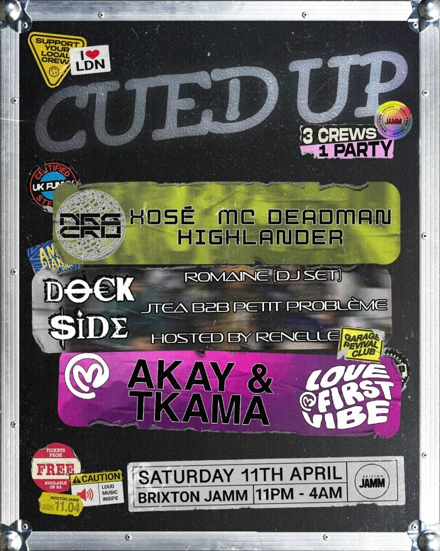 Cued UP: NRG CRU, DOCKSIDE, & LOVE AT FIRST VIBE