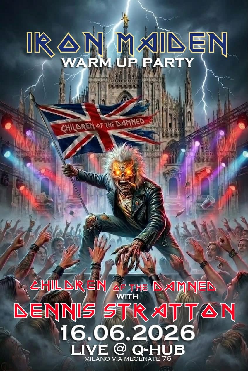 IRON MAIDEN WARM UP PARTY CHILDREN OF THE DAMNED WITH DENNIS  STRATTON