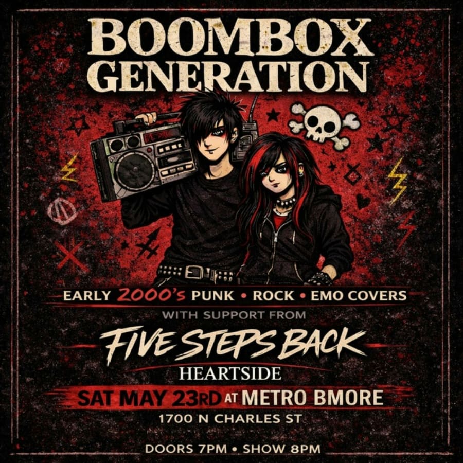 BOOMBOX GENERATION w/ Five Steps Back and Heartside